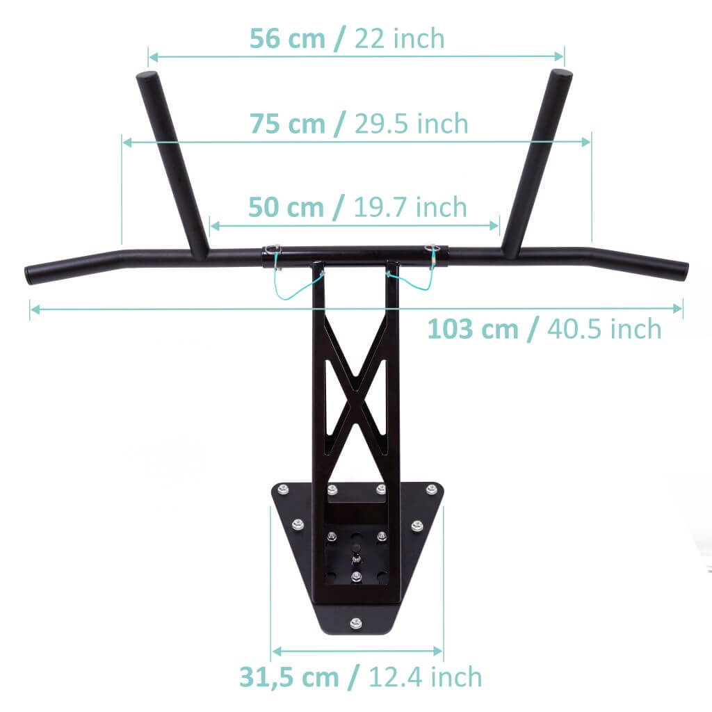 [B-Ware] Mobile Klimmzugstange und Dip-Stange für indoor und outdoor