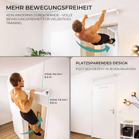 Klimmzugstange zur Wandmontage über Tür Set