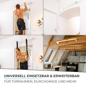 Klimmzugstange zur Wandmontage über Tür Set